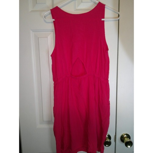Mossimo Supply Co. Casual Dress Sleeveless Cutout Back Pink L - Picture 2 of 3