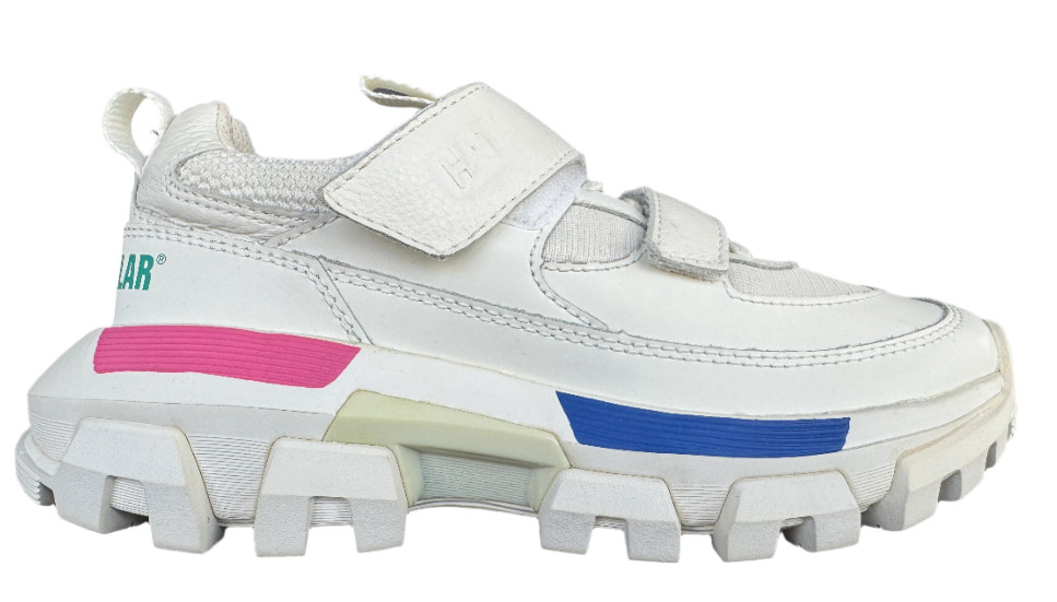 Caterpillar Womens RAIDER No Lace Style Soft Toe Work Shoes Casual Sneaker White image 3