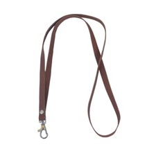 Neck Lanyard Genuine leather Long Keychain for USB,Keys  ID Badge Holder