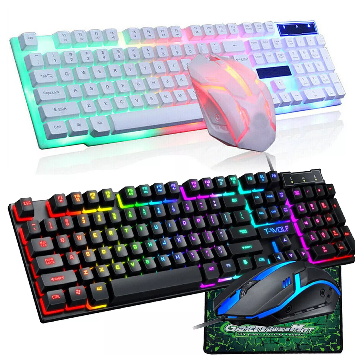 Gaming keyboard led light new arrivals