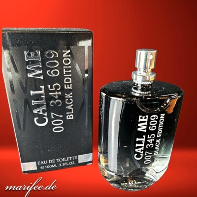 Eau de Toilette Call Me Black Edition, for Men, 100 ml, Vanille,  Art.-Nr. 43114