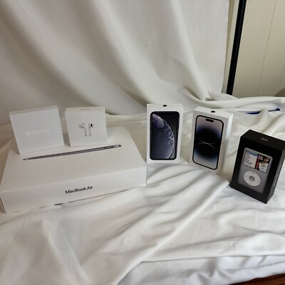 Apple EMPTY BOXES ~ iPhone 14Pro, iPad, classic, iPhone XR, Apple Watch, AirPods