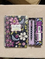 Vera Bradley Nightingale Mini Notebook And Ball Point Pen set NWT Retired