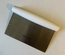 Betty Crocker Dough Scraper Stainless Steel Nylon Edge 6 X 3 inches.