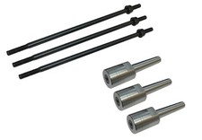 Myford 2mt Stub milling arbor set for 16mm, 22mm, 1" bores with drawbars