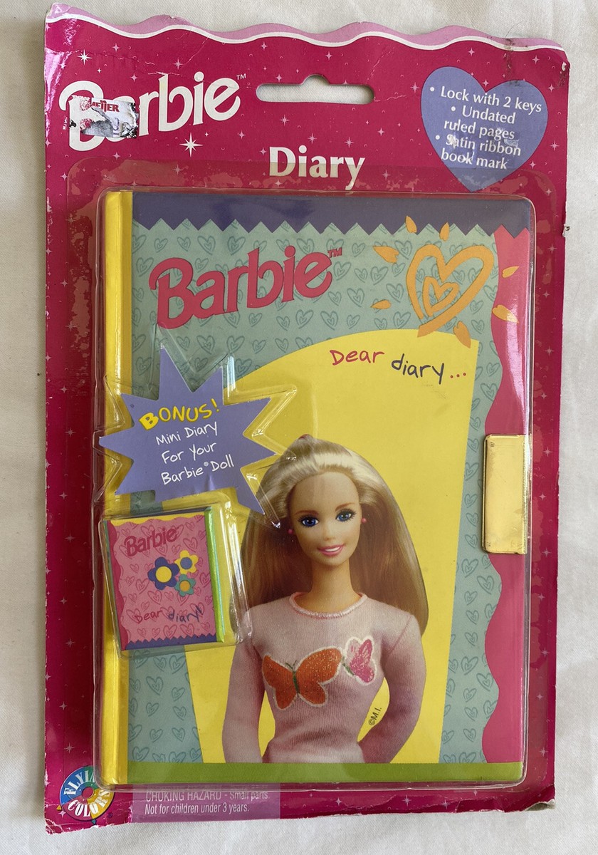 The Barbie Barbie Secret Diary Barbie Journal Movie Vintage 1998