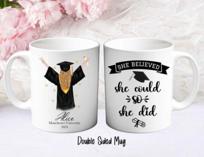Personalisierte Abschlusstasse Tasse Kaffee Tee Glückwunsch Abschluss Meister Geschenk