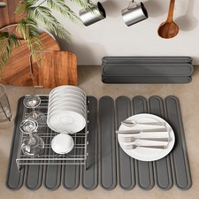 Stone Dish Drying Mat for Kitchen Counter, Qui Dry Stone Mat Kitchen for