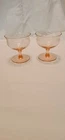 Vintage Pink Depression Glass Footed Sherbet Glass