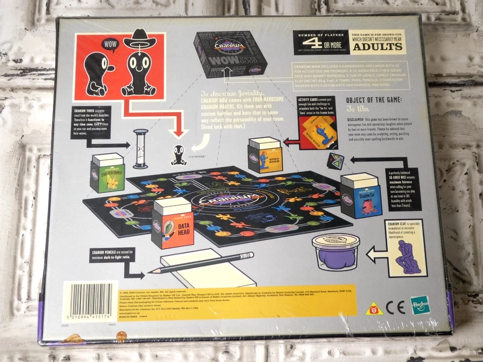 Hasbro Cranium WOW You're Good Board Game Party Fun S4424 [Sealed] - Image 4 of 4