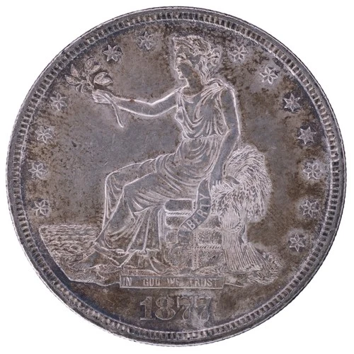 1877 Silver Trade Dollar .900 420 Grains (B4099)