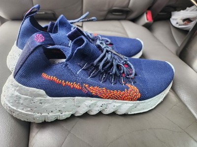 Size 11.5  Nike Space Hippie 01 Midnight Navy Magma Orange Syracuse Air Max 1 95