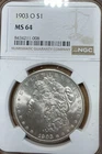 1903 O MS64 NGC Graded Morgan Silver Dollar Semi Tougher Date