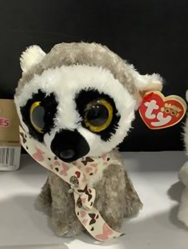 Vintage Beanie | Ty Beanie Boos LINUS the Lemur 6" Stuffed Animal Plush - 第 1/2 張圖片