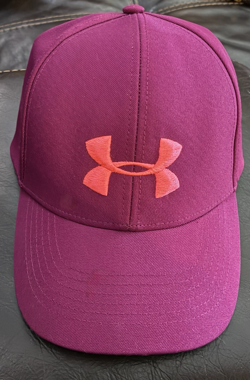 Under Armour Hat Cap Strapback Womens Purple Adjustable Base