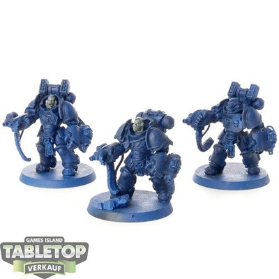 Space Marines - 3 x Primaris Aggressors - teilweise bemalt