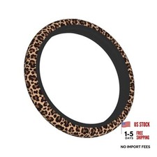 Leopard Cheetah Steering Wheel Cover - Universal Car Covers For Leopard