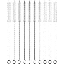10Pcs/SET Cleaner Bottle Tube Pipe Small Long Cleaning Brushes Nylon Straw Brush