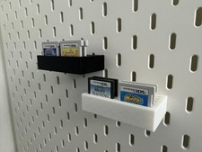 Porta cartucce carte da gioco 3DS DS per Ikea Skadis Uppspel Pegboard