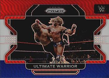 Ultimate Warrior 2022 WWE Prizm - Red, White and Blue #93 -