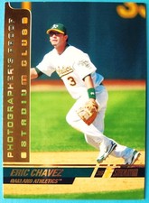 2008 Stadium Club Photographer's Proof Gold #40 Eric Chavez 20/50 Athletics