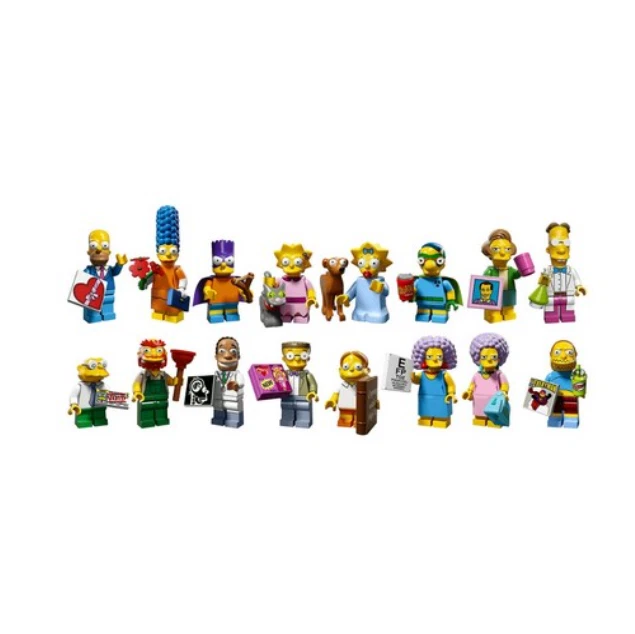 LEGO 71009 Симпсоны серии 2 минифигурки полный набор из 16 совершенно новый запечатанный - Изображение 2 из 4