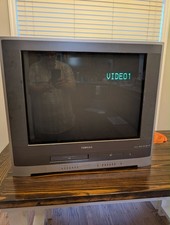 Toshiba TV/DVD/VCR Combo MW27H62 Retro 27 CRT Gaming TV No Remote READ