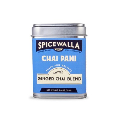 Chai Pani Ginger Tea Indian Chai Blend  Spiced Black Tea (Spicewalla) 2.6 oz