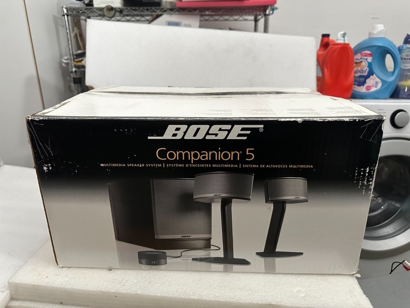 Bose Companion 5 Series Multimedia Speaker System Complete Set 
