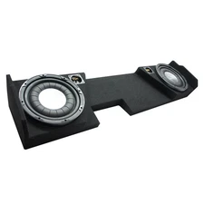 2014 - 2018 GMC Sierra Double Cab Harmony HA-F104 Dual 10" Sub Box 2 Ohm New