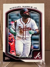 MIchael Harris Jr Atlanta Braves Topps Flagship Baseball 2025 Series 2 Card #22