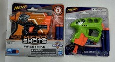 NEW LOT of 2 Nerf Blaster Micro Shots N-Strike Elite FireStrike NanoFire