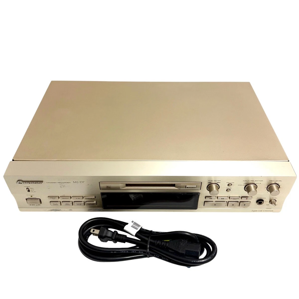 Pioneer パイオニア　 MDレコーダー MJ-D7 現状品 Pioneer MJ-D7 MiniDisc MD Recorder Player Deck Tested Working