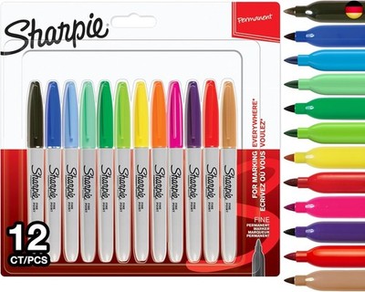 Sharpie Permanent Marker | Marker Stifte mit feiner Spitze | gemischte Farben |