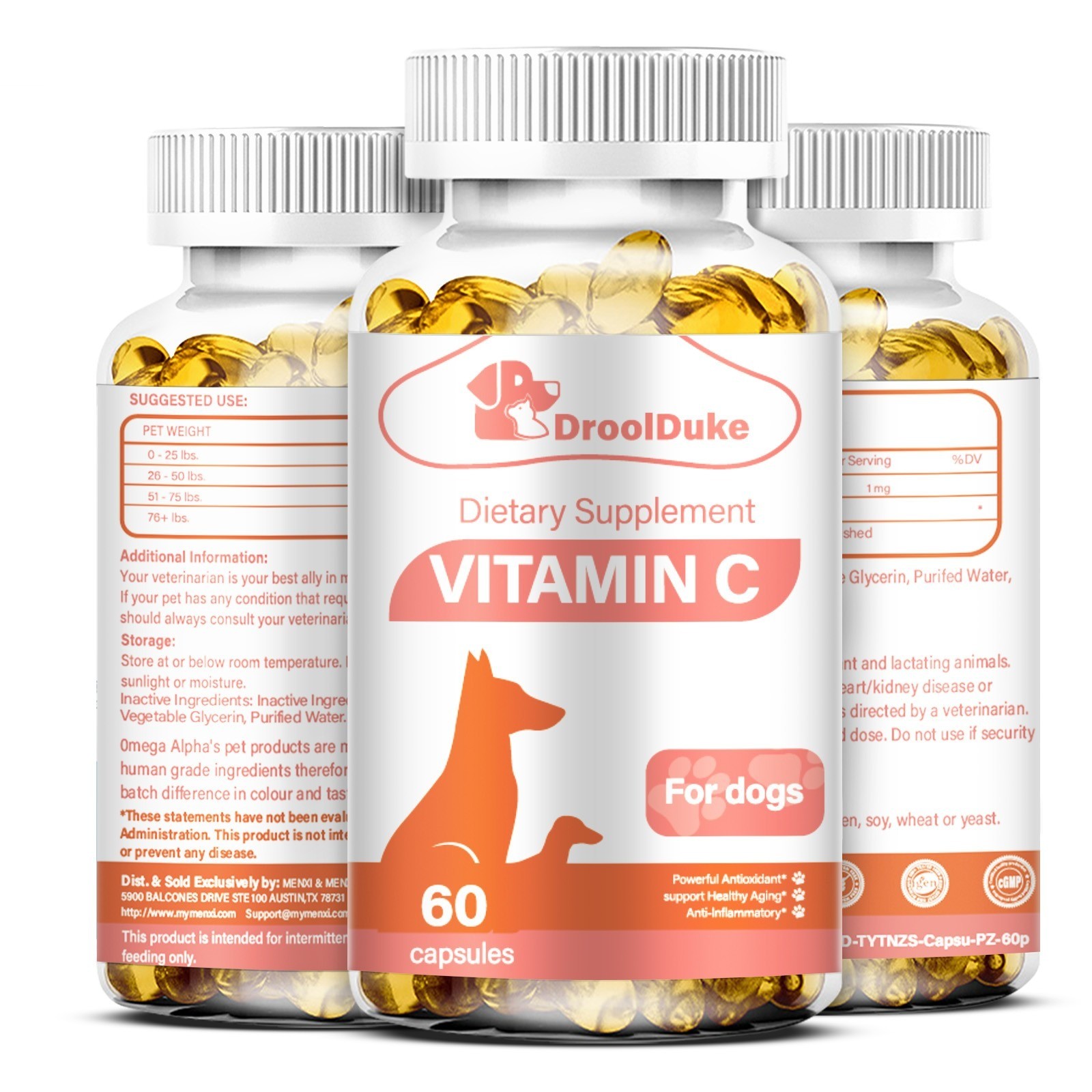 Vitamin C for dogs can help delay aging enhance immunity and resist oxidation