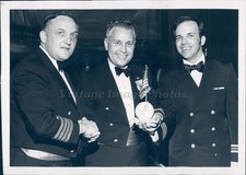 1973 Photo Captain Richard Lamere Duxbury Lieutenant Ronald Brinn Military CO