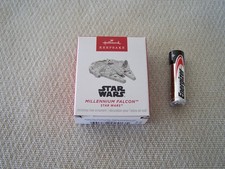 Hallmark 2024 Mini Star Wars Millennium Falcon Miniature Christmas Ornament