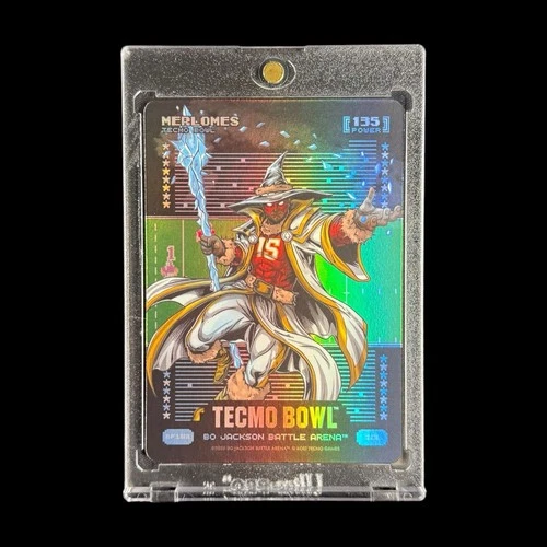 2026 Bo Jackson Battle Arena Tecmo Bowl Merlomes Patrick Mahomes #BF183 Ice Foil