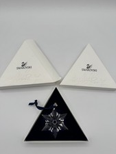 Swarovski 2000 Edizione Annuale Cristallo Fiocco di Neve Stella Ornamento con Scatola