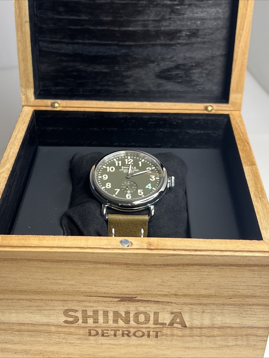 Shinola 420 Grassland Runwell 41mm Limited Edition Quartz Watch w