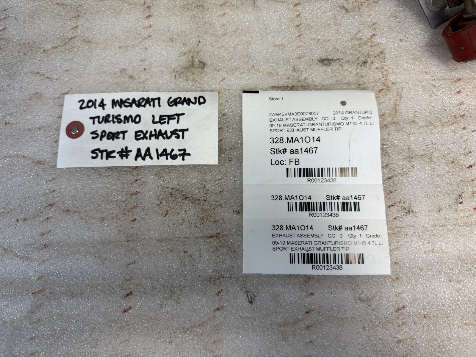 Maserati GranTurismo Sport 2009-2019 Left Sport muffler