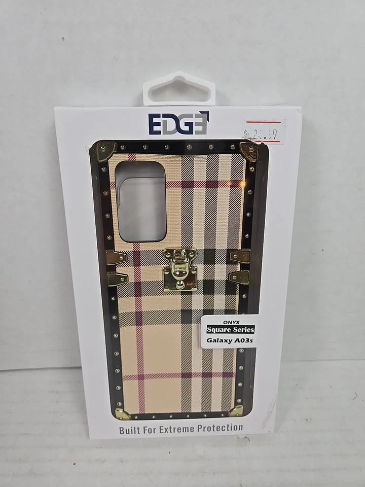 Funda de teléfono Edge Square Series - Samsung Galaxy A03S - Marrón Foto 3 de 3