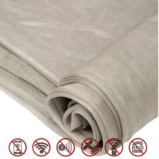 100 Silver Fiber Mesh Canopy Knitted EMF EMI Reducing Durable Fabric for Signal