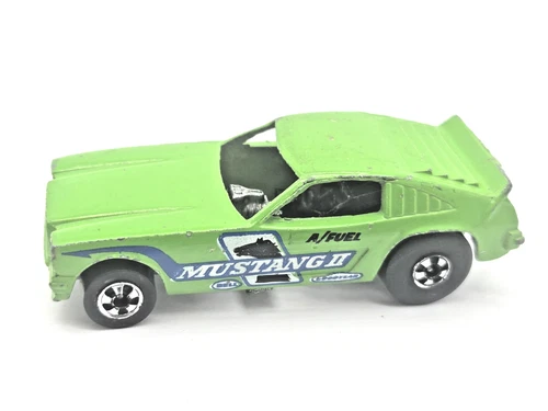 L🔥🔥K!⭐ HOT WHEELS⭐1969⭐ MUSTANG II ⭐ SHOW HOSS FUNNY CAR⭐ GREEN