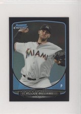 2013 Bowman Chrome Minis Black Refractor 4/25 Trevor Williams #211 fm0