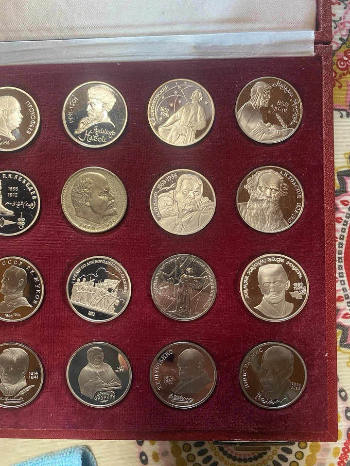 24 Münzen 1 Rubel Mit Box - Bild 3 von 3