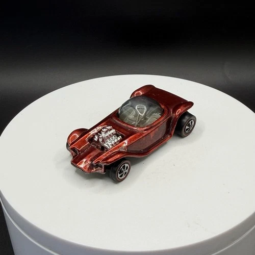 Vintage Hot Wheels Redline Beatnik Bandit Red US Base - Very Nice Car!
