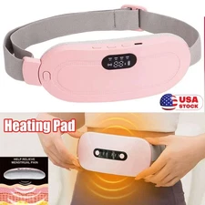 USB Heating Waist Pad for Menstrual Back Pain Relief Cramps 3 Heating Level Belt