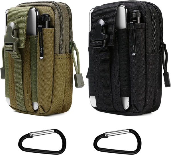 Taktische HüFttaschen 2 StüCk Kompakt GüRteltasche Multifunktional FüR Camping-image