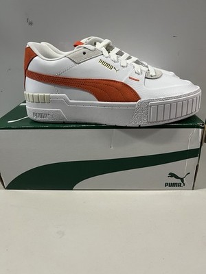 PUMA Cali Sport Mix Wn's White Tigerlily Women's Leather Sneaker 371202-13